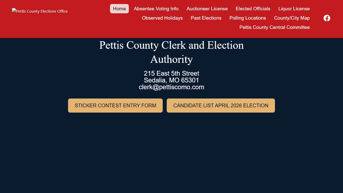 Pettis County Clerk & Elections Office